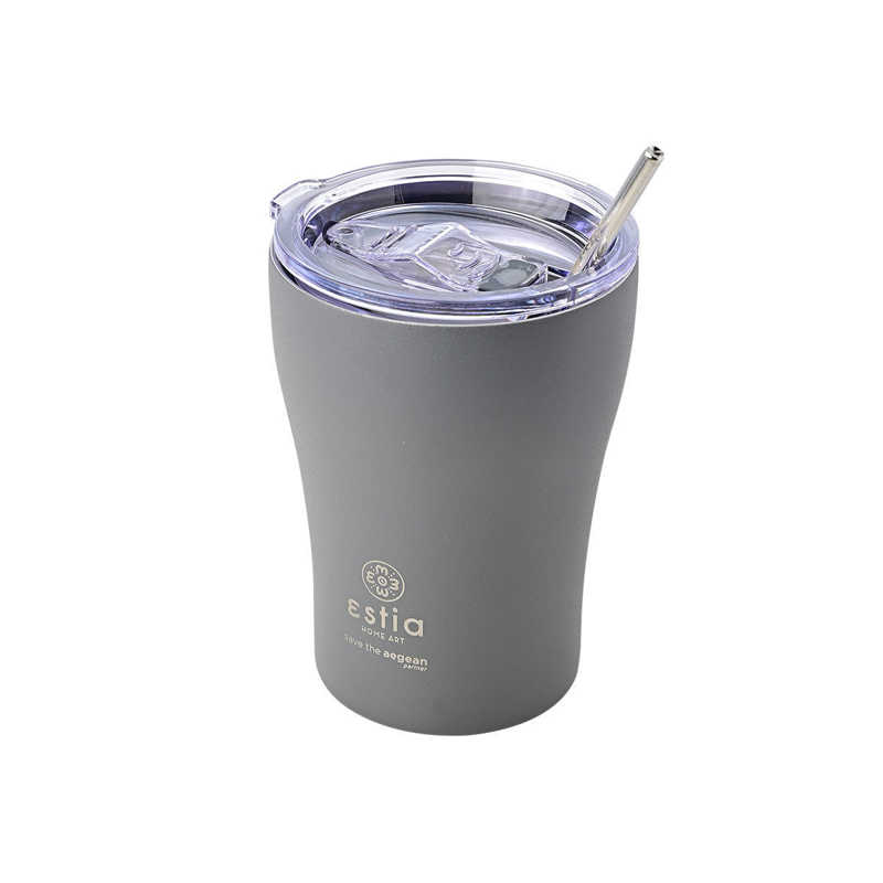Estia Coffee Mug 350ml Save Τhe Aegean (Fjord Grey)
