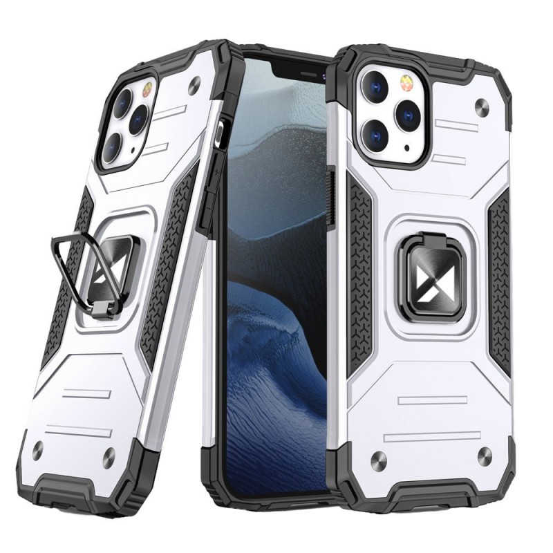 Wozinsky Ring Armor Case Back Cover (iPhone 12 Pro Max) silver