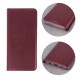 Smart Magnetic Leather Book Cover (Realme 8i) burgundy