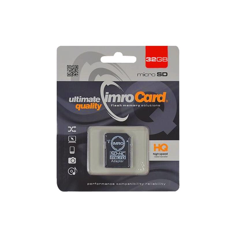 Imro MicroSDHC 32GB with adapter C10 UHS-I