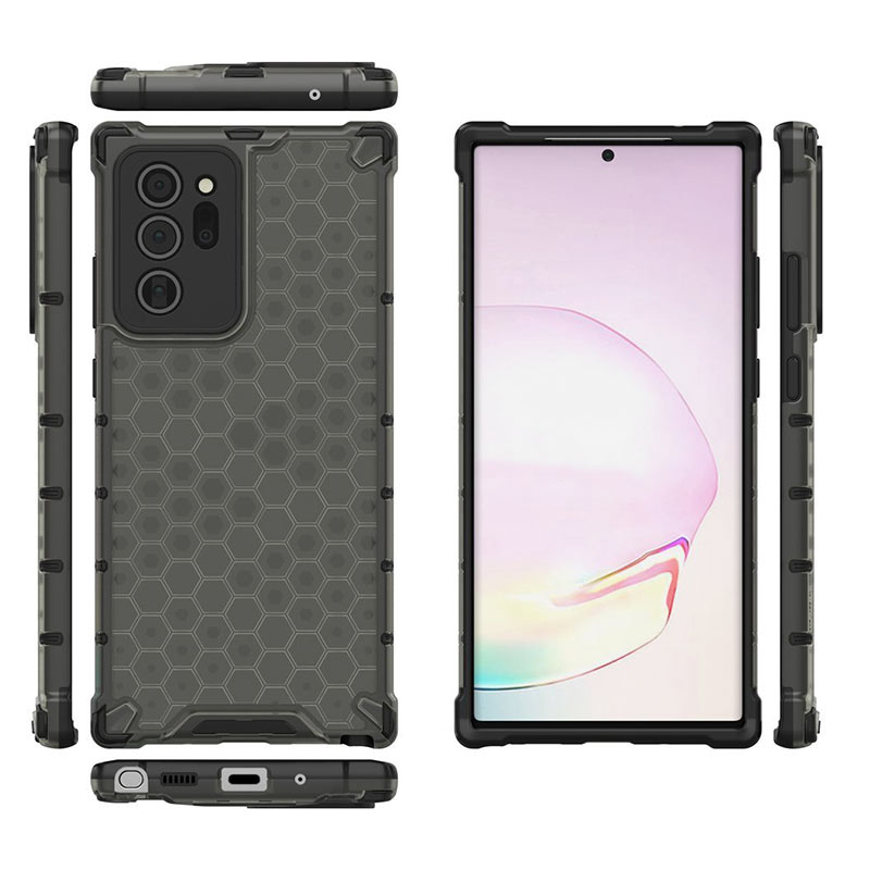 Honeycomb Armor Shell Case (Samsung Galaxy Note 20) black