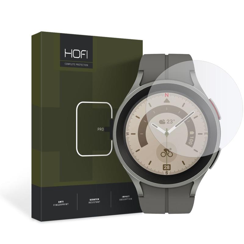 Hofi Tempered Glass Pro+ 9H (Samsung Galaxy Watch 5 Pro) (45mm) clear