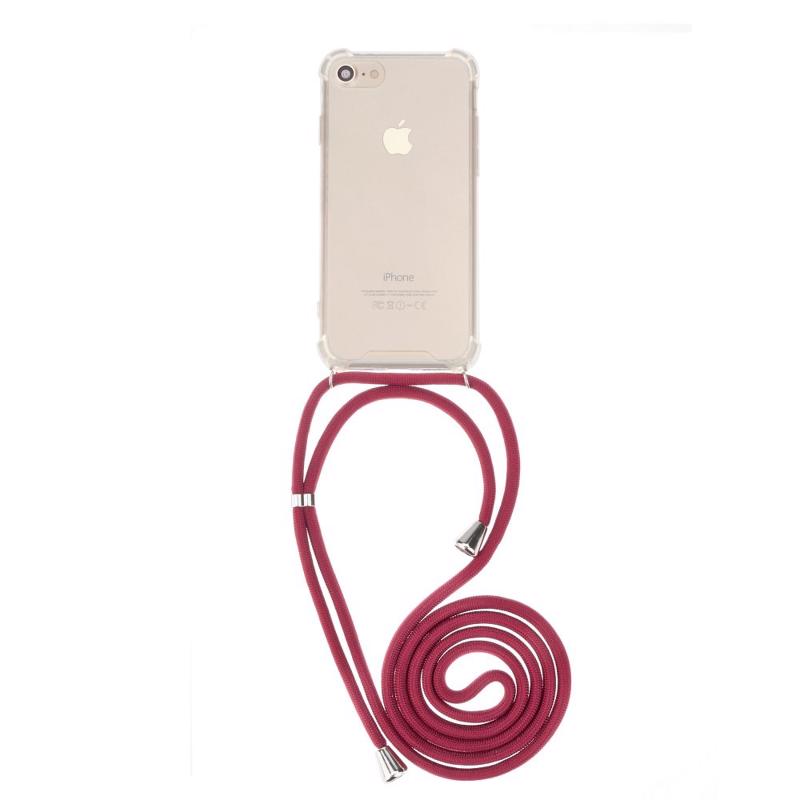 Cord Case με Κορδόνι Back Case (Huawei Y6p) red
