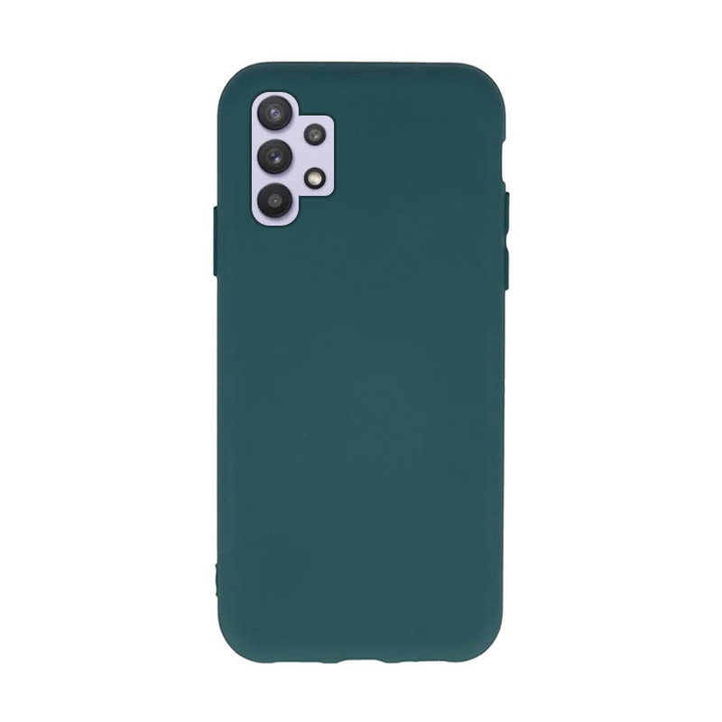 Soft Matt Case Back Cover (Samsung Galaxy A32 4G) green