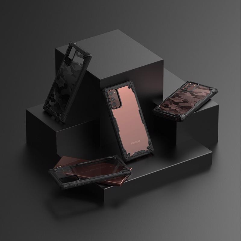 Ringke Fusion-X Camo Back Case (Samsung Galaxy Note 20) black (XDSG0035)