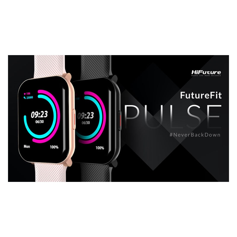 HiFUTURE FutureFit Pulse Smartwatch 1.69" IP68 (black)*