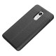 Litchi Pattern Leather Case Back Cover (Xiaomi Redmi 5 Plus) black