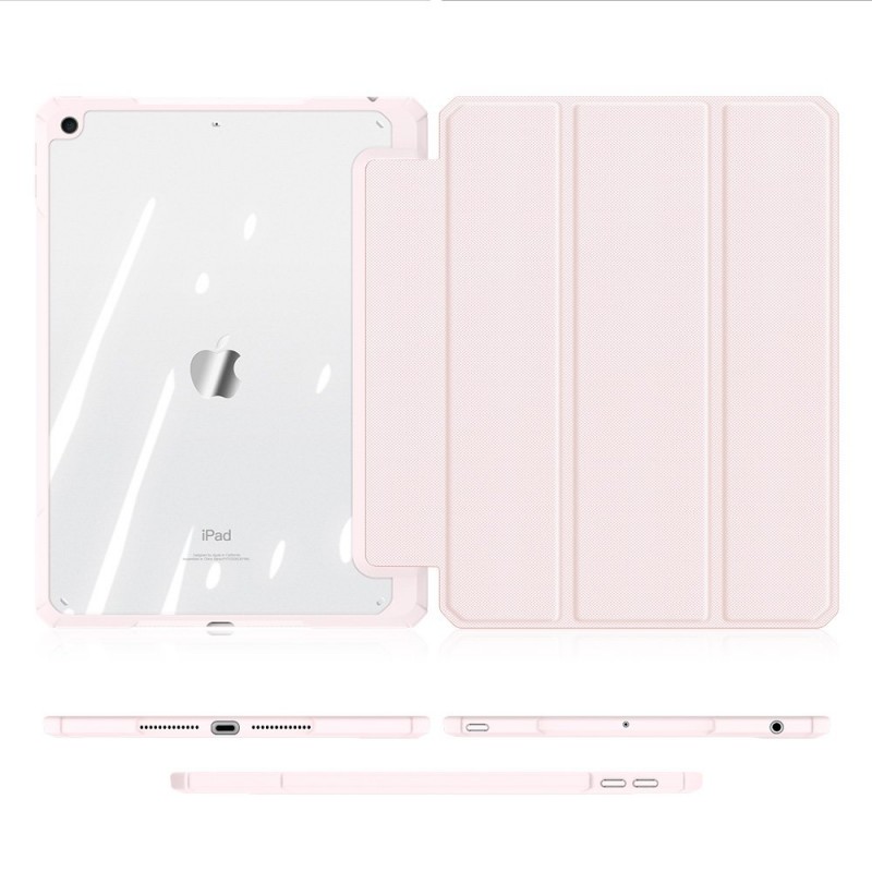 Dux Ducis Toby Book Case με Θήκη για Στυλό (iPad 10.2 2019 / 20 / 21) pink