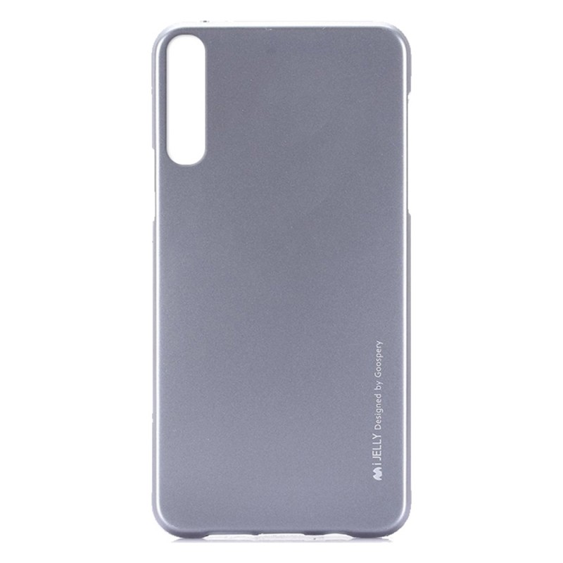 Goospery i-Jelly Case Back Cover (Samsung Galaxy A70) grey