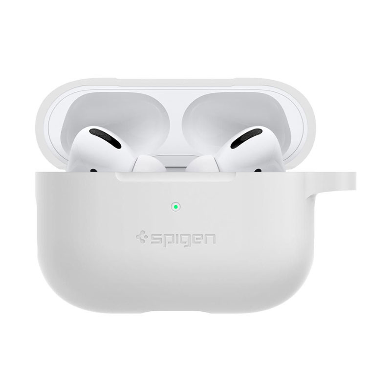 Spigen® Silicone Fit™ Case (Apple AirPods Pro) white