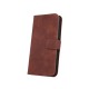 Smart Velvet Leather Book Cover (iPhone 13 Pro Max) brown