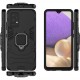 Finger Ring Rugged Case Back Cover (Samsung Galaxy S22 Plus) black