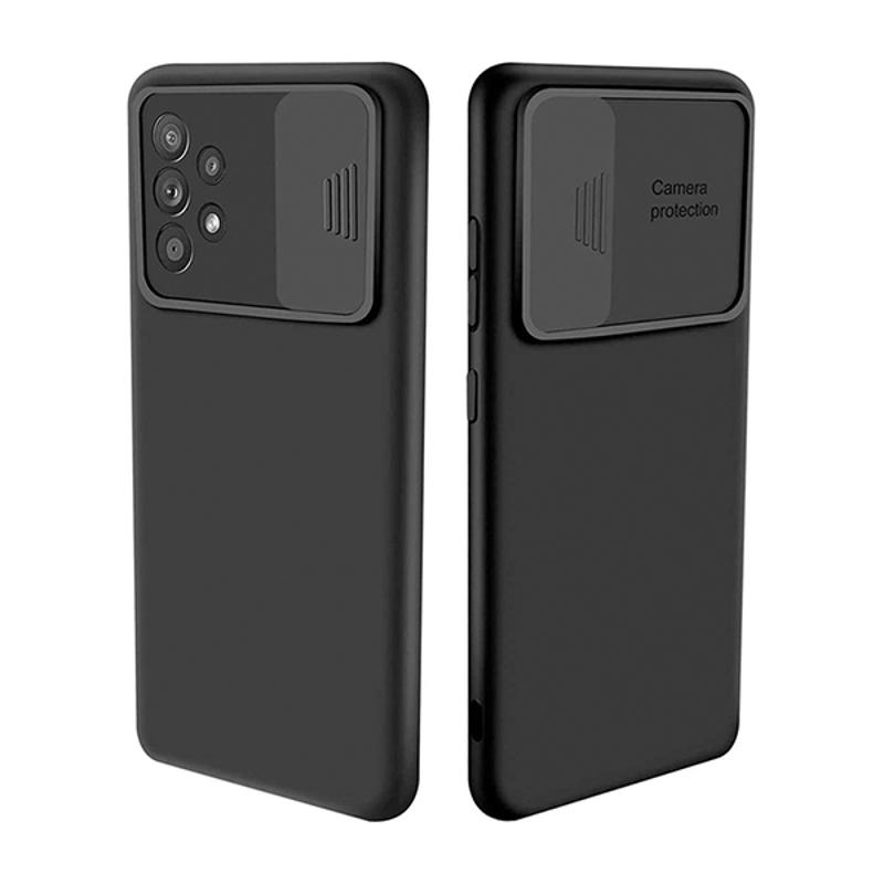 Nexeri Cam Slider Case Back Cover (Samsung Galaxy A13 4G) black