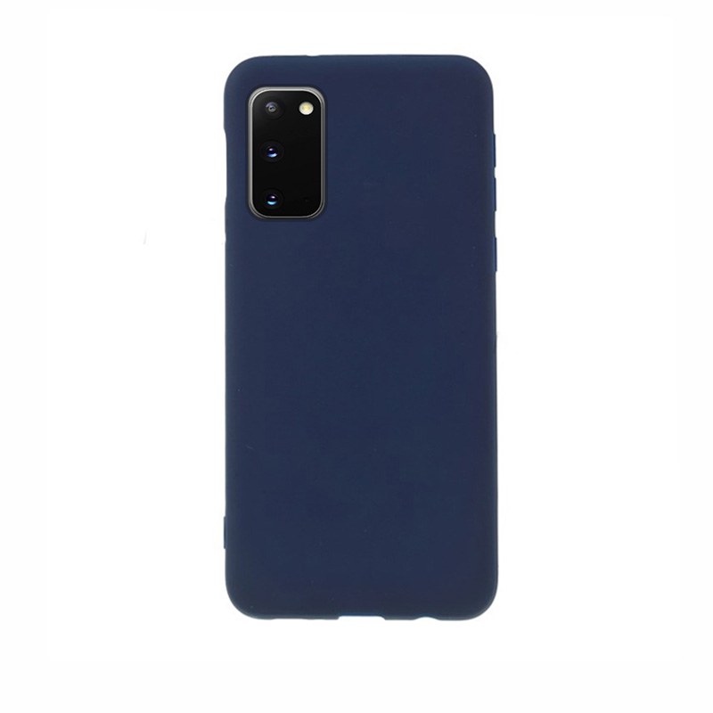 Soft Matt Case Back Cover (Samsung Galaxy A03S) dark-blue