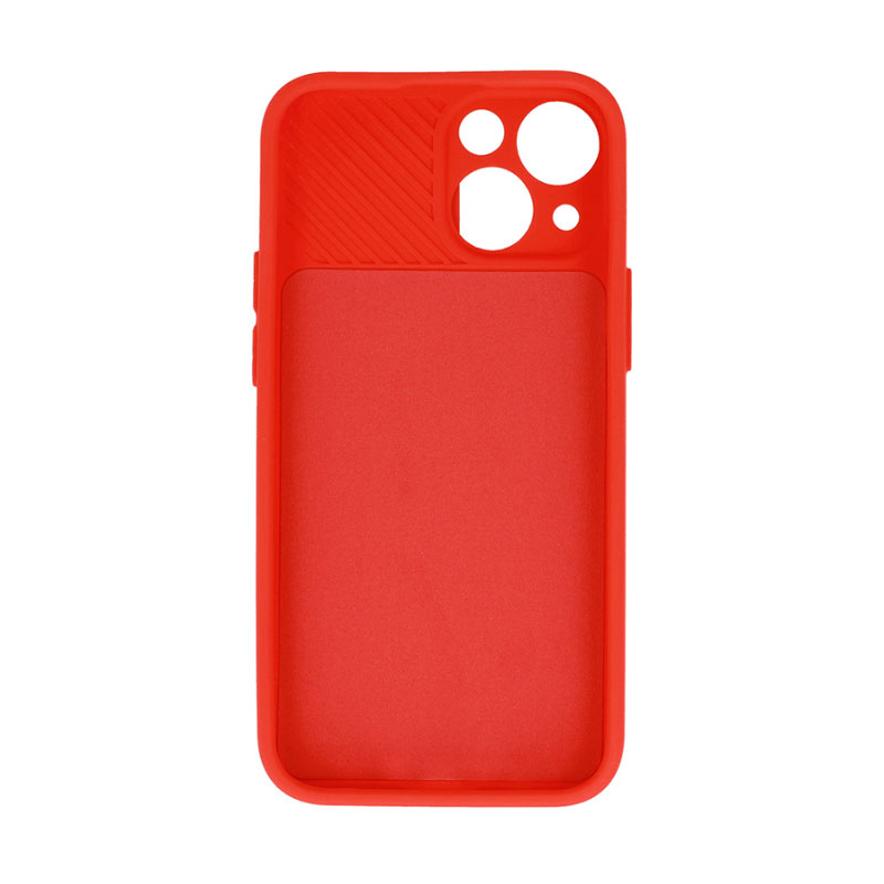 Camshield Soft Case Back Cover (iPhone 13) red