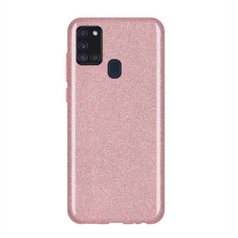 Glitter Shine Case Back Cover (Samsung Galaxy A21S) pink