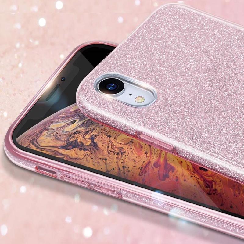 Glitter Shine Case Back Cover (Samsung Galaxy A21S) pink