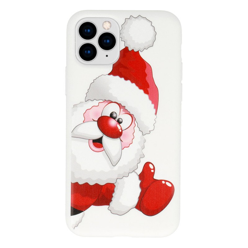 Christmas Back Cover Case (iPhone 12 / 12 Pro) design 4 white