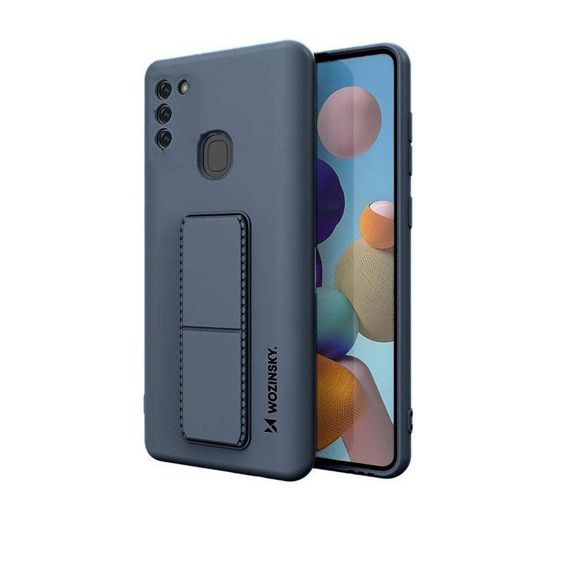 Wozinsky Kickstand Flexible Back Cover Case (Samsung Galaxy M11 / A11) blue