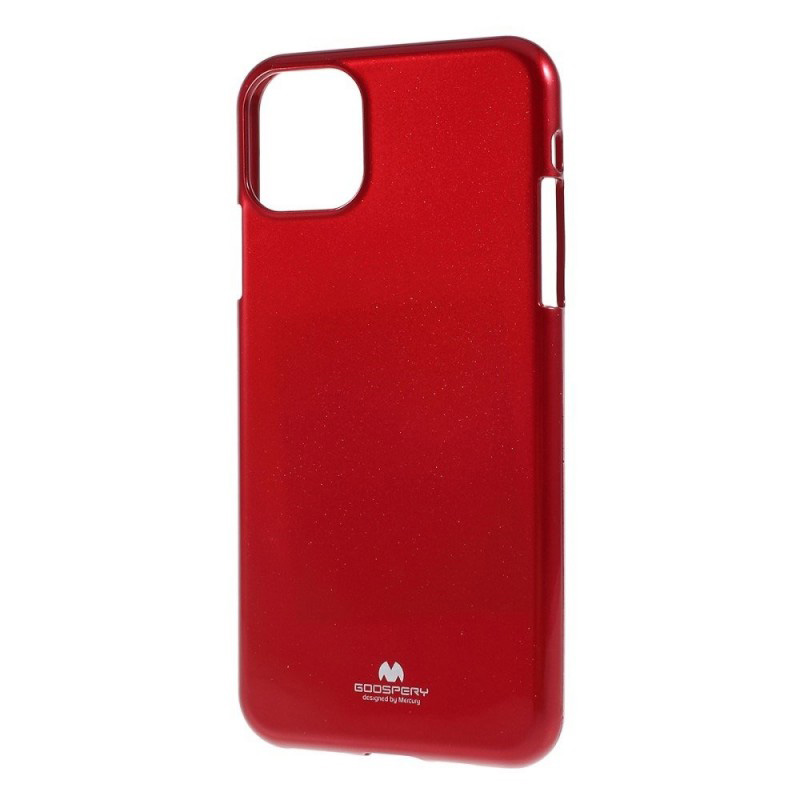Goospery Jelly Case Back Cover (iPhone 12 / 12 Pro) red
