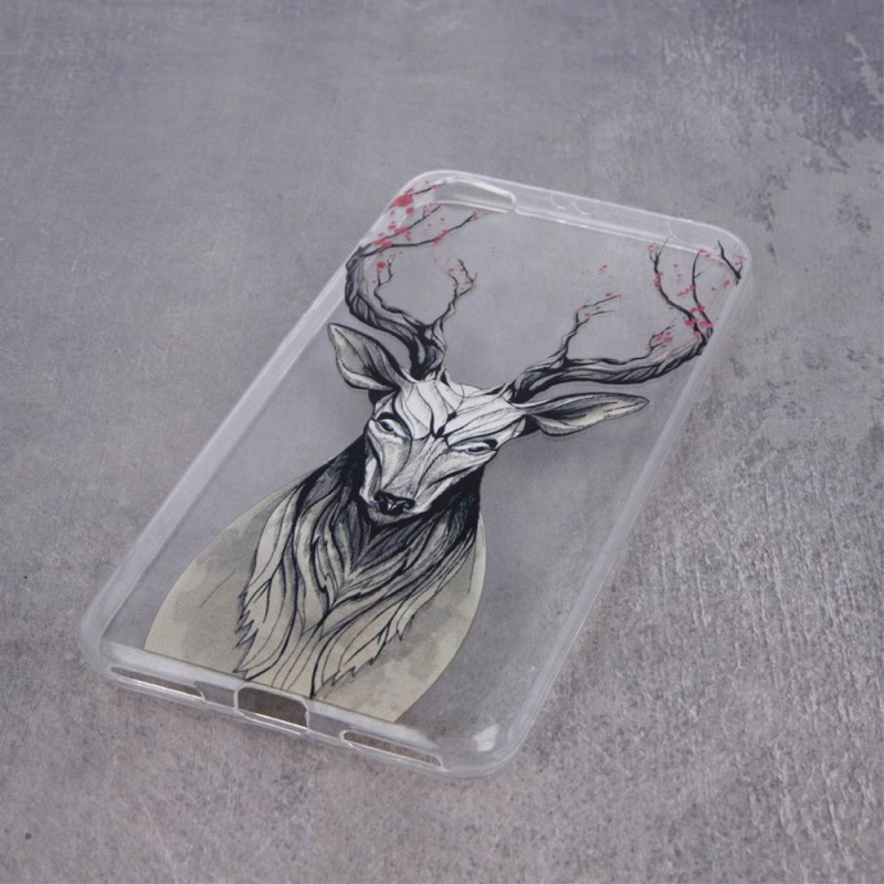 Trendy Deer Case Back Cover (Samsung Galaxy A6 Plus 2018)