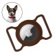Θήκη Σιλικόνης με Κολάρο Σκύλου / Γάτας (Apple AirTag) brown