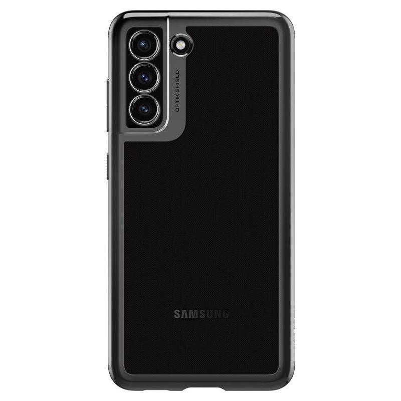 Spigen® Optik Crystal ACS03057 Case (Samsung Galaxy S21 FE) chrome gray