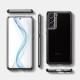 Spigen® Optik Crystal ACS03057 Case (Samsung Galaxy S21 FE) chrome gray