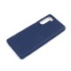 Silicone Soft Case Back Cover (Motorola Moto G200 5G) dark-blue