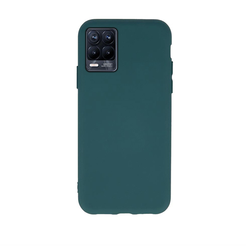 Soft Matt Case Back Cover (Realme 8 / 8 Pro) green