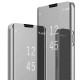 Clear View Case Book Cover (Huawei P40 Lite E) silver