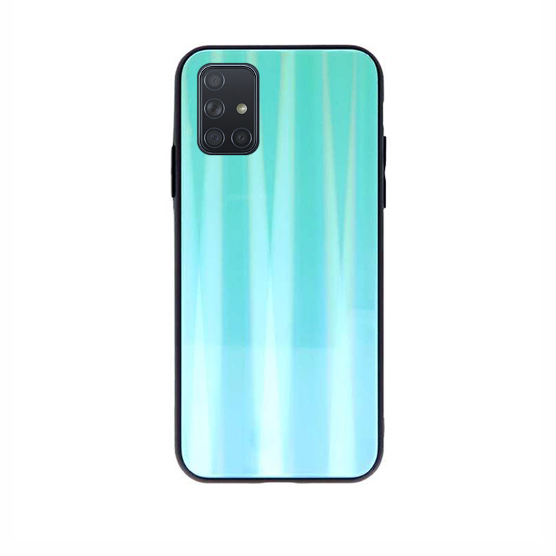 Aurora Glass Case Back Cover (Samsung Galaxy A71) neo mint