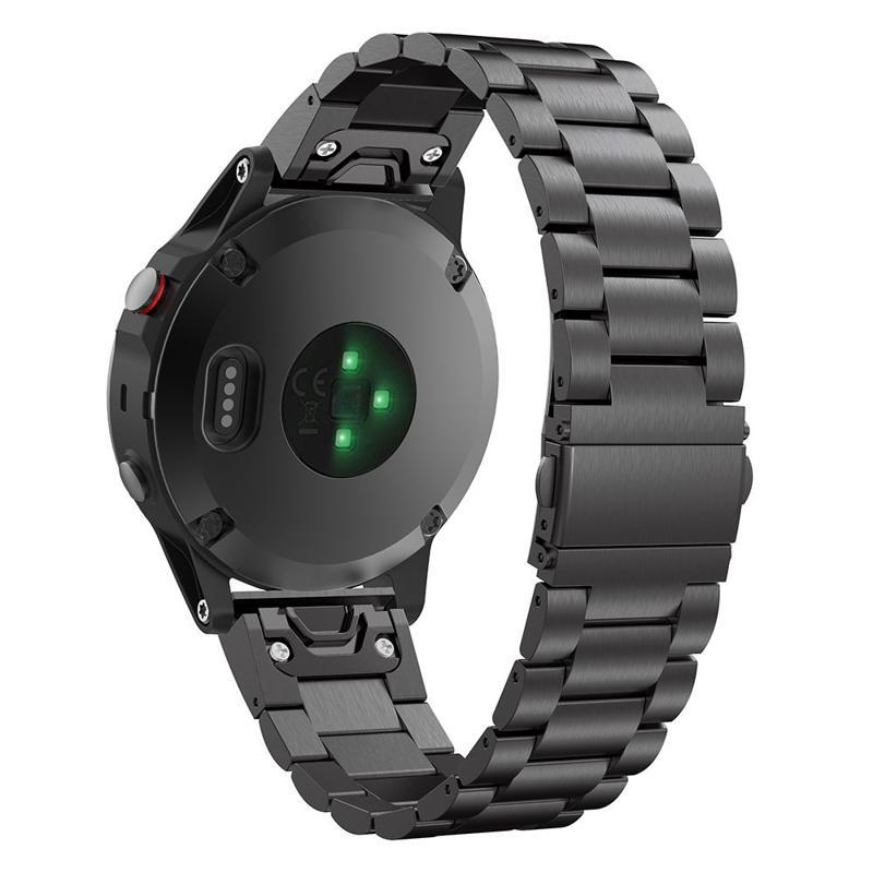 Tech-Protect Stainless Bracelet Λουράκι (Garmin Fenix 5 / 6 / 6 Pro / 7) black