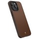 Spigen® Cyrill Kajuk MagFit Case Leather Case (iPhone 15 Pro Max) saddle) brown
