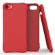 Silicone Armor Soft Case Back Cover (iPhone SE 2 / 8 / 7) red
