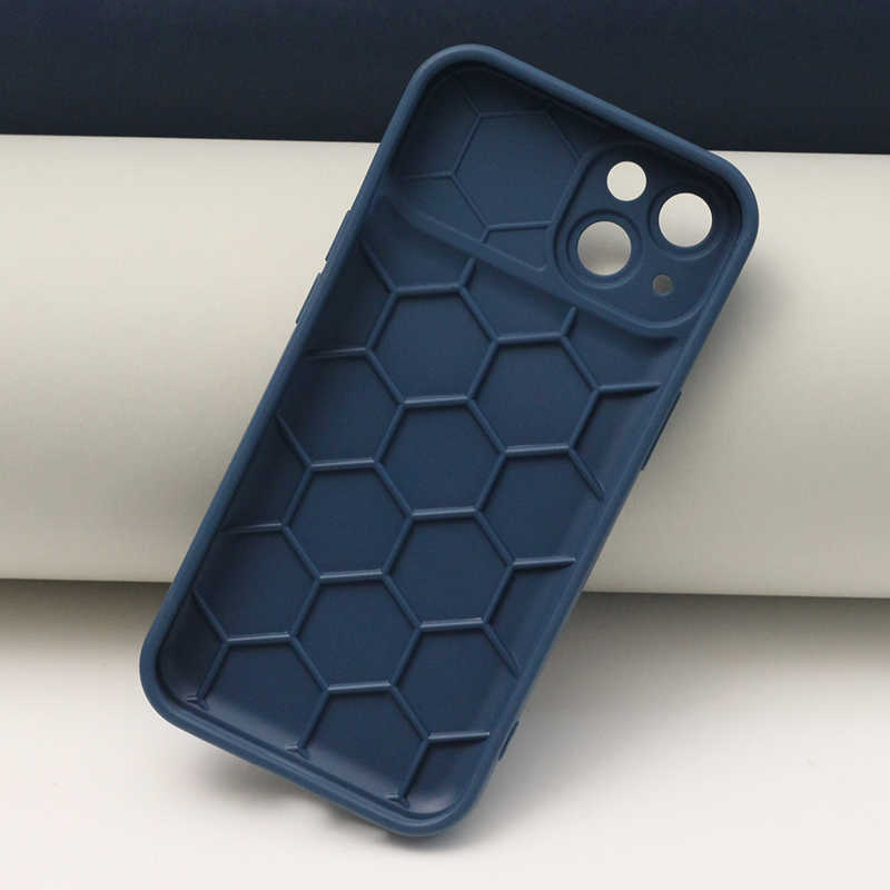 Hybrid Lens Honeycomb Armor Back Cover Case (Xiaomi Redmi Note 12 4G) blue