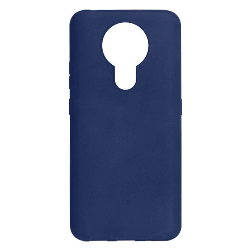 Soft Matt Case Back Cover (Nokia 3.4) dark-blue