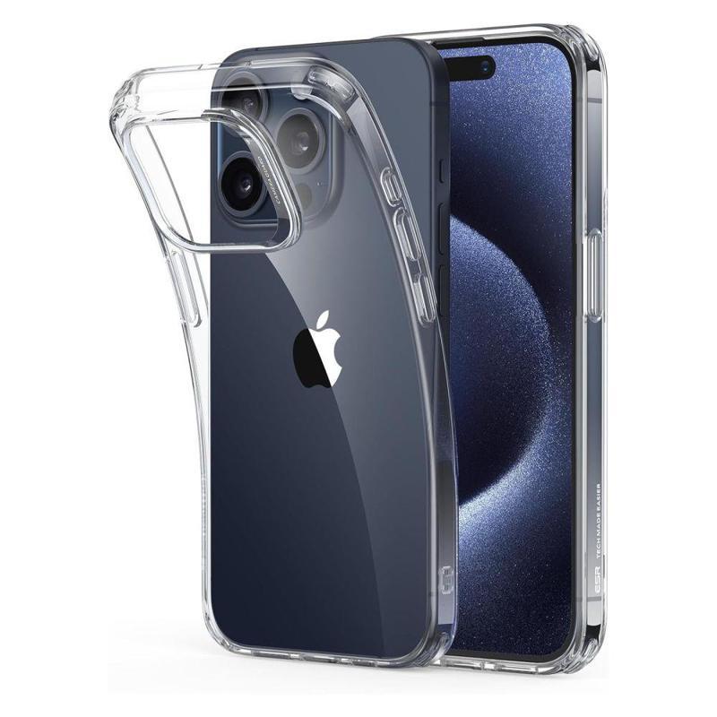 ESR Project Zero Silicone Back Cover Case (iPhone 15 Pro) clear