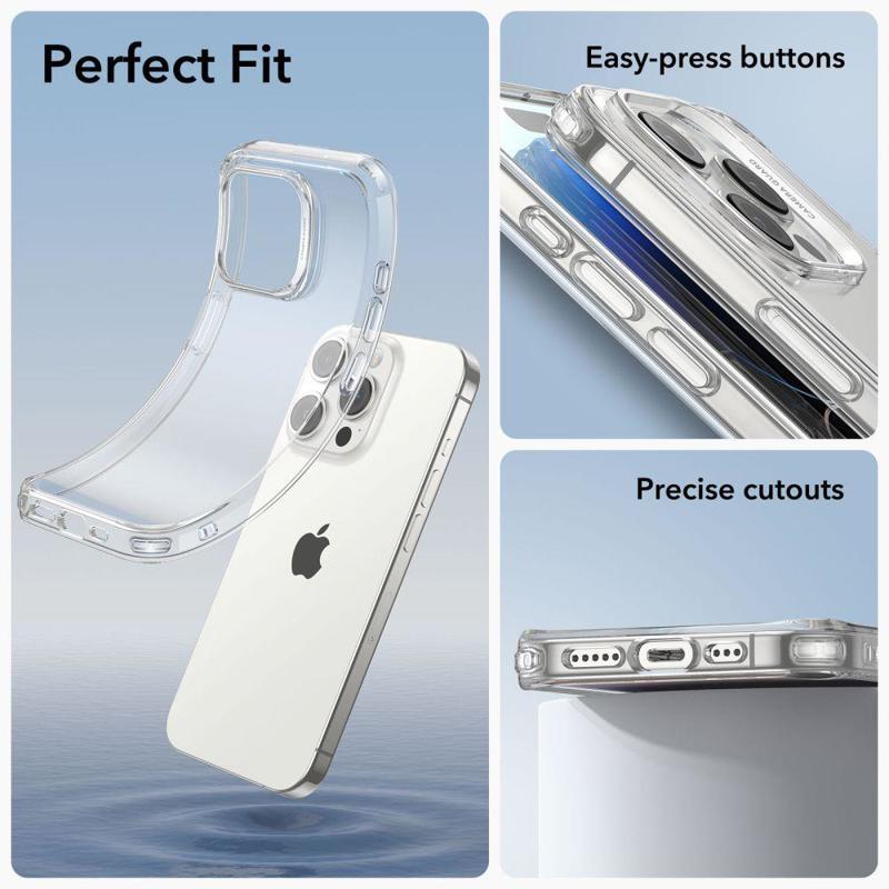 ESR Project Zero Silicone Back Cover Case (iPhone 15 Pro) clear