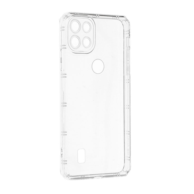Military Anti-shock Case Back Cover (Realme C21Y / C25Y) clear