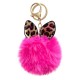 Fluffy Bag Keychain Μπρελόκ (pink)