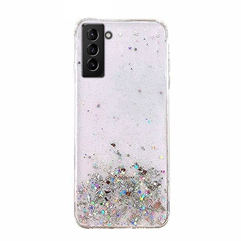 Star Glitter Shining Armor Back Cover (Samsung Galaxy S22 Plus) clear