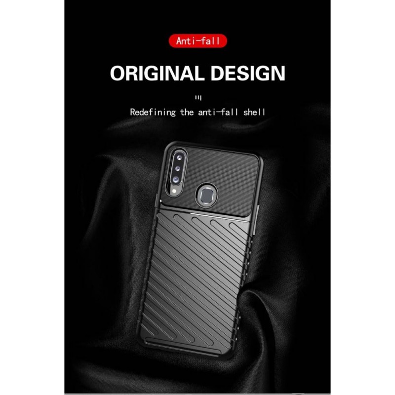 Anti-shock Thunder Case Rugged Cover (Huawei Y6p) black