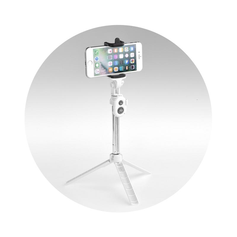 Blun Bluetooth Tripod Selfie Stick 60cm (white)