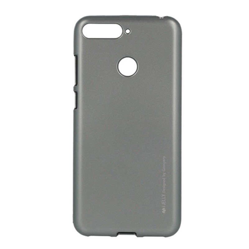 Goospery i-Jelly Case Back Cover (Huawei Y7 2018) grey