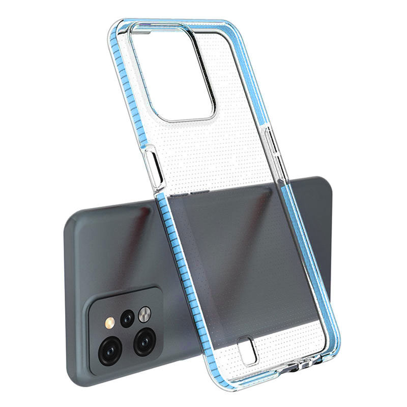 Spring Gel Case Back Cover (Realme C31) light-blue