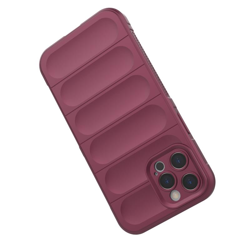 Silky Shield Back Cover Case (iPhone 12 Pro) burgundy