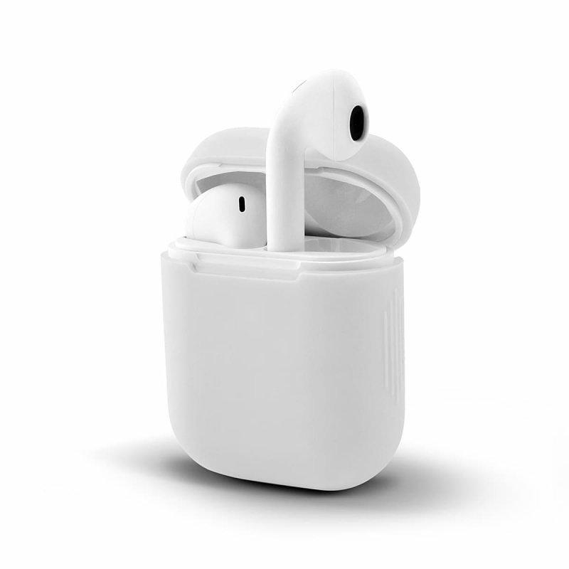 Θήκη σιλικόνης Soft Touch (Apple Airpods 1 / 2) white