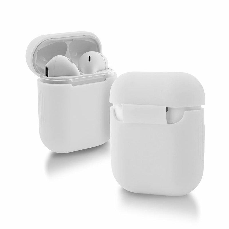Θήκη σιλικόνης Soft Touch (Apple Airpods 1 / 2) white