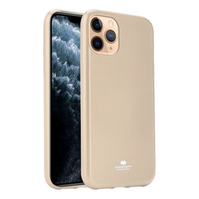 Goospery Jelly Case Back Cover (iPhone 11 Pro) gold